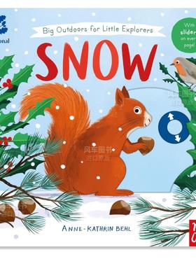 【预售】小小探险家的大户外活动:雪【Big Outdoors for Little Explorers】National Trust: Snow 英文儿童趣味 Anne-Kathrin