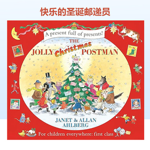 【预售】快乐的圣诞邮递员 The Jolly Christmas Postman 英文原版儿童圣诞节绘本节日启蒙精装英语图画书 Allan Ahlberg