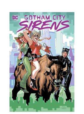 【现货】DC漫画 哥谭魅影：扣动扳机（精装） Gotham City Sirens: Trigger Happy 原版英文漫画书 进口图书