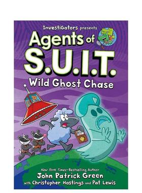 【预售】【调查员：西装特工】卷3：疯狂幽灵追逐（精装） InvestiGators: Agents of S.U.I.T. 原版英文儿童漫画图书