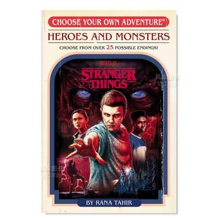 英文儿童章节书 英文儿童 Monsters Stranger 现货 怪奇物语：英雄与怪物 Things Your Choose and Own Heroes Adventure