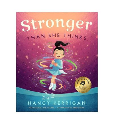 【预售】比她想象中坚强 南茜·克里根传记绘本 冬奥花滑银牌 Stronger Than She Thinks 原版英文儿童绘本