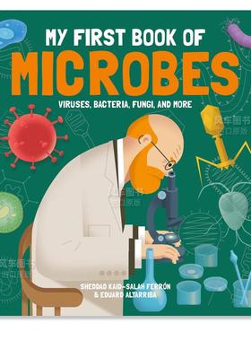 【现货】【我的第一本】微生物书 【My First Book of】 Microbes英文儿童绘本原版图书外版进口书籍Sheddad Kaid-Salah Ferrón,