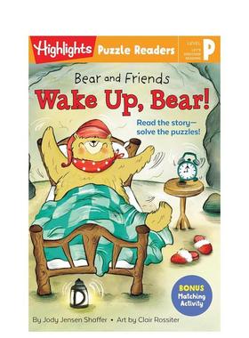【现货】熊和朋友们：醒醒！ Bear and Friends: Wake Up， Bear! 原版英文儿童绘本图书