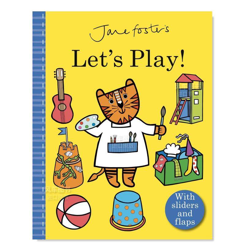 lets play英文儿童绘本原版图书进口书籍jane foster