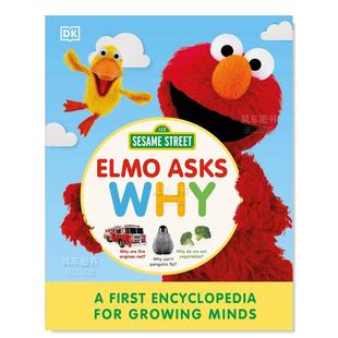 for 芝麻街Elmo与为什么：成长中 Street Sesame Asks Encyclopedia Growing First 百科全书 Why? 英文 Minds Elmo 现货