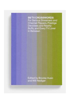 【预售】99道影视填字谜 99 TV Crosswords 原版英文生活 A24图书