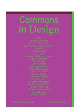 【现货】设计的共同点 Commons in Design 原版英文综合设计图书书籍