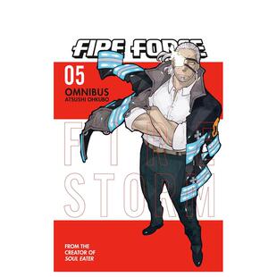 英文漫画书原版 漫画 Fire 合集5 Omnibus 进口图书 炎炎消防队 Vol. Ohkubo Atsushi Force 预售
