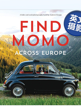 【现货】寻找欧洲各地的莫莫 Find Momo Across Europe: Another Hide-And-Seek Photography Book进口原版摄影集图书书籍