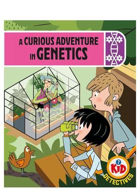 【现货】儿童侦探：遗传学的奇妙冒险 Kid Detectives:A Curious Adventure in Genetics 英文原版儿童图书青少年英语读物阅读