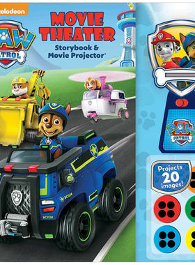 【预售】PAW Patrol 汪汪队：电影故事及放映机 英文原版儿童故事进口图书书籍