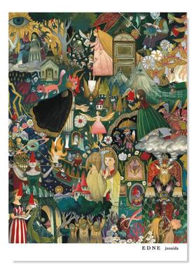 【现货】镜子迷宫 Junaida绘本作品 EDNE (エドネ) 日文原版进口图书