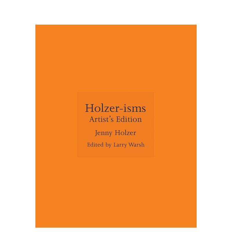 【预售】珍妮·霍尔泽主义 艺术家版 折叠海报&小册子 【ISMs】Holzer-isms : Artist's Edition 原版英文艺术画册画集图书