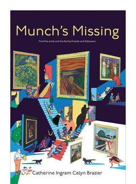 【现货】蒙克失踪了！ 找找乐 Munch's Missing! 原版英文艺术画册画集图书