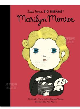 【预售】【小人物 大梦想】玛丽莲·梦露 Marilyn Monroe 英文儿童绘本原版图书进口外版书籍 Maria Isabel Sanchez Vegara