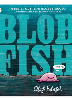 【预售】【詹姆斯·克罗珀·温莱特奖短名单】海洋之旅 Blobfish 英文儿童绘本原版图书外版进口书籍Walker Books Ltd Olaf Falaf