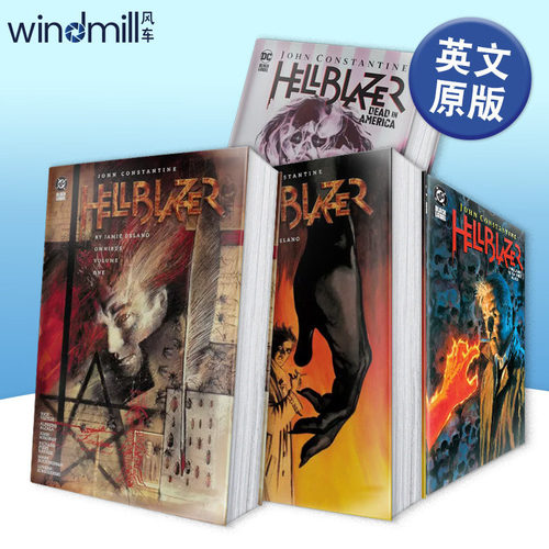 DC漫画 约翰-康斯坦丁:地狱使者 卷2 John Constantine,Hellblazer by Jamie Delano Omnibus Vol.2 英文漫画书原版书籍