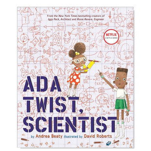 【预售】【The Questioneers】ADA TWIST, SCIENTIST,艾达转动脑筋 科学家英文儿童绘本原版图书外版进口书籍Andrea Beaty
