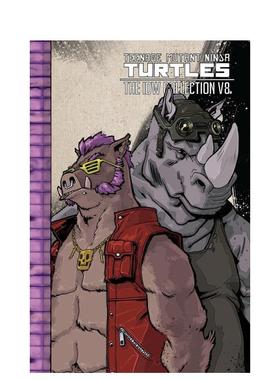 【预售】忍者神龟：IDW收藏集 卷8 Teenage Mutant Ninja Turtles 原版英文漫画书图书书籍