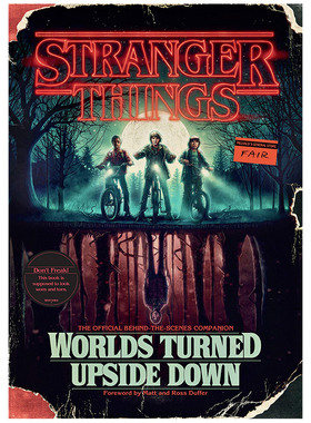 【怪奇物语系列】顛倒世界官方幕后艺术画册 Stranger Things:Worlds Turned Upside Down 英文原版影视设定集Netflix美剧 可单拍