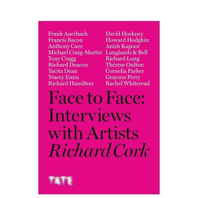 【现货】理查德·考克与艺术家面对面对谈 Face to Face: Interviews With artists 原版英文艺术画册画集图书