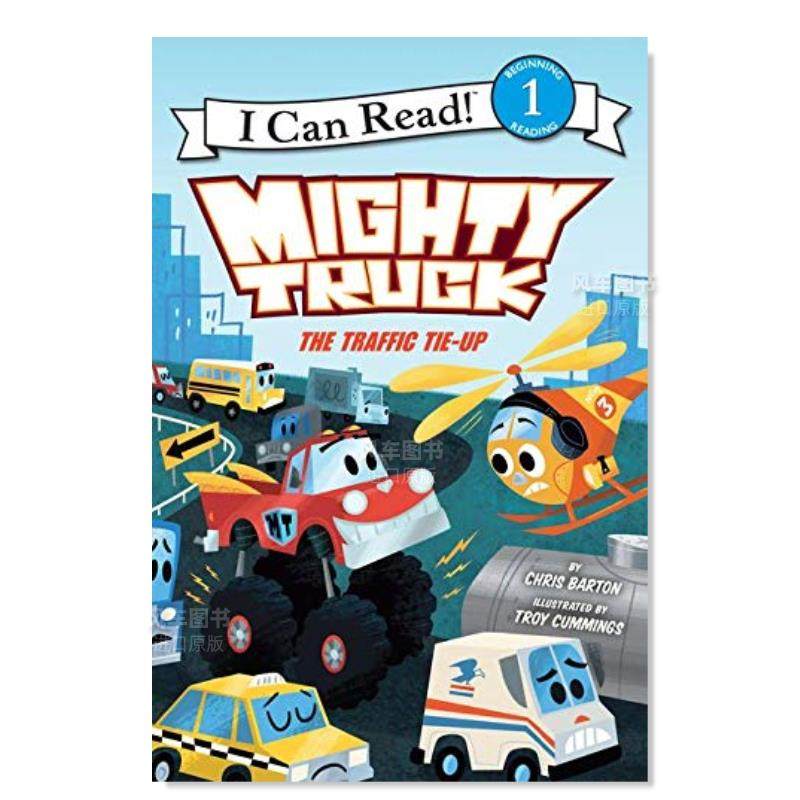 【现货】大卡车:交通堵塞 mighty truck: the traffic tie-up英文儿童