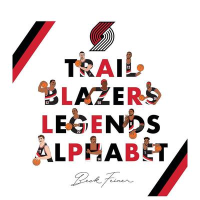【预售】开拓者队传奇字母表 Trail Blazers Legends Alphabet 原版英文运动图书