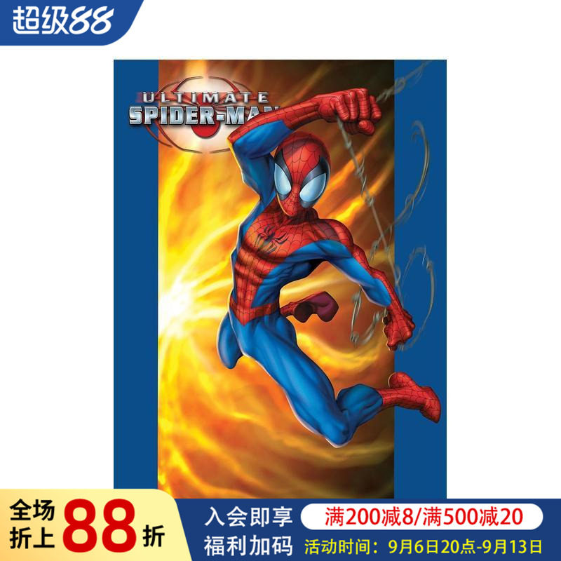 【预售】漫威漫画 终极蜘蛛侠合集卷2(新印刷) Ultimate Spider-Man Omnibus Vol. 2 英文漫画书原版进口美漫书籍 Mark Bagley封面