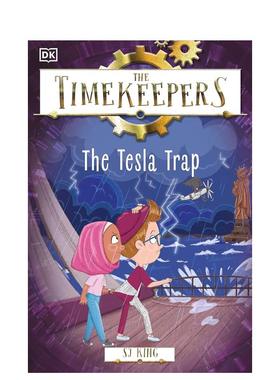 【预售】计时员:特斯拉陷阱 The Timekeepers: The Tesla Trap 原版英文儿童章节书