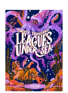 【现货】海底两万里 20 000 Leagues under the Sea 原版英文文学小说图书书籍