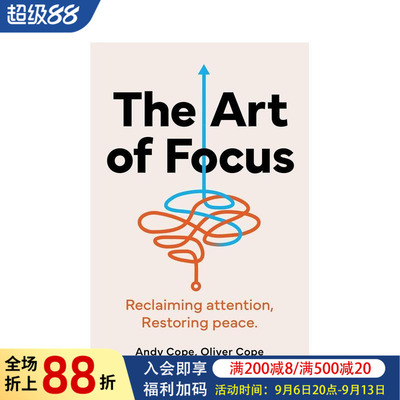 【预售】专注的艺术：重获专注力，寻回内心安宁 The Art of Focus: Reclaiming attention. Restoring peace. 原版英文社会科学
