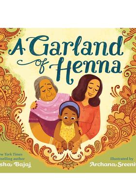 【预售】汉娜花环 A Garland Of Henna 原版英文儿童绘本