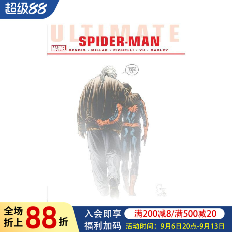 【预售】漫威漫画 终极漫画蜘蛛侠：蜘蛛侠之死 合集(新版) Ultimate Comics Spider-Man 精装 英文漫画书原版进口美漫漫画书籍