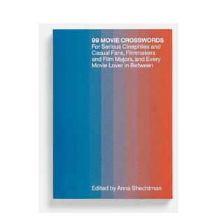 【预售】99道电影填字谜 99 Movie Crosswords 原版英文生活 A24图书