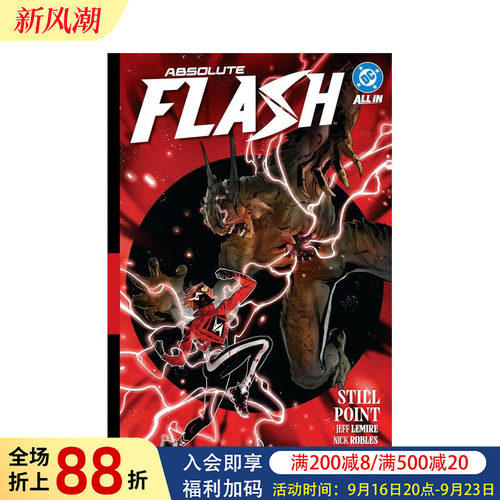 【预售】DC漫画 绝对闪电侠 卷2：静止原点(精装) Absolute Flash Vol.2: Still Point 英文漫画书原版进口美漫漫画书籍