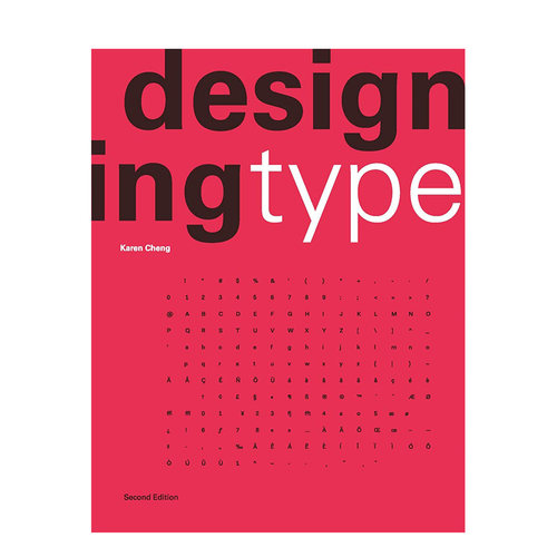 【预售】字体设计指南 第二版 Designing Type 英文原版字体平面设计书籍进口