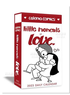 【现货】Catana Comics Little Moments of Love 2023 Deluxe Day-to-Day Calendar,《卡塔纳漫画》有爱的瞬间-2023年日历豪华版