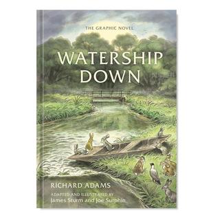 The 外版 沃特希普荒原：漫画 进口原版 Novel Graphic Down Watership 英文漫画类图书 预售