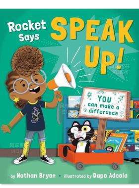 【预售】火箭说大声说出来！ Rocket Says Speak Up! 英文儿童绘本原版图书外版进口书籍Random House Books for Young Readers B