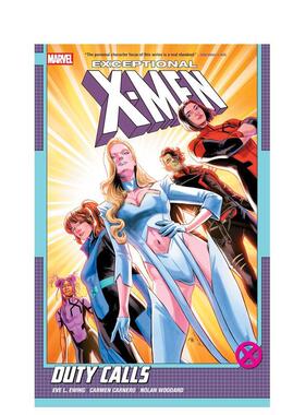 【预售】漫威漫画 非凡X战警 卷1：使命召唤 Exceptional X-Men by Eve L. Ewing Vol. 1: Duty Calls 英文漫画书原版进口美漫书籍