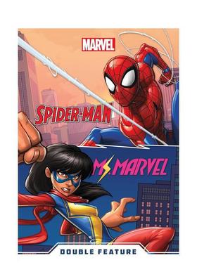 【预售】漫威双连载：蜘蛛侠与惊奇女士 Marvel Double Feature: Spider-Man and Ms. Marvel 原版英文儿童漫画图书书籍