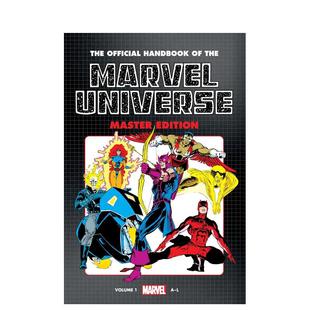 EDITION 漫威宇宙官方手册 OFFICIAL 综合卷1 MASTER OMNIBUS UNIVERSE 大师版 MARVEL THE 英文漫画书 VOL.1 HANDBOOK 预售