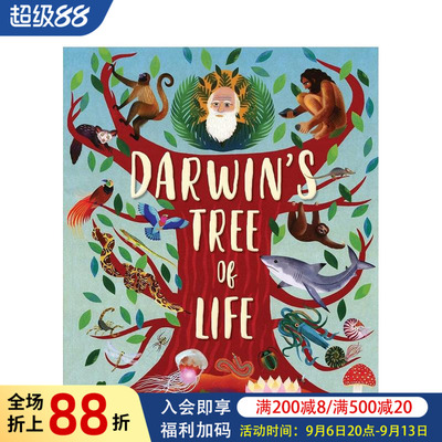 【预售】达尔文的生命之树 Darwin's Tree of Life 原版英文儿童绘本