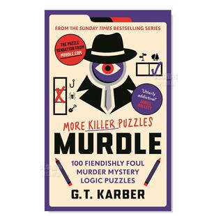 英文生活综合原版 现货 Killer 图书外版 Karber Murdle Press 更多杀手级谜题 G.T More 进口书籍Souvenir Puzzles