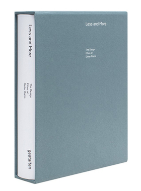 【预售】少即是多：迪特·拉姆斯的设计理念 Less and More:The Design Ethos of Dieter Rams 英文原版产品设计专著书籍工业设计