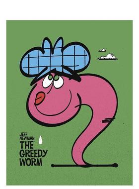 【预售】贪心的虫子 Greedy Worm 原版英文儿童绘本