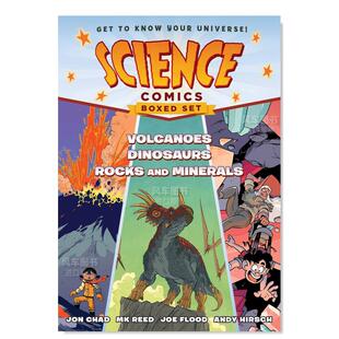 Boxed and 恐龙 预售 盒装 套装 Comics Minerals英文儿 Rocks Dinosaurs 岩石和矿物 火山 Volcanoes Science Set