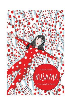 【现货】草间弥生:漫画小说 Kusama: The Graphic Novel 原版英文艺术画册画集图书