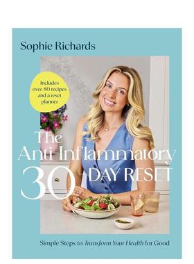 【预售】抗炎30天重塑计划 The Anti-Inflammatory 30-day Reset 原版英文餐饮生活美食图书